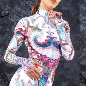 Badinka Shiloh Ocean Full Bodysuit - Size XS New
